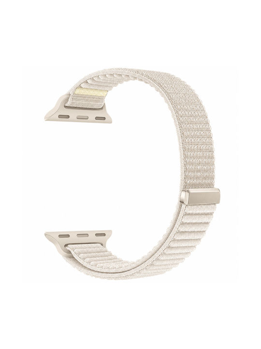Hoco Fabric Strap White (Apple Watch Series 1/2/3/4/5/6/7/8/9/se/se2)