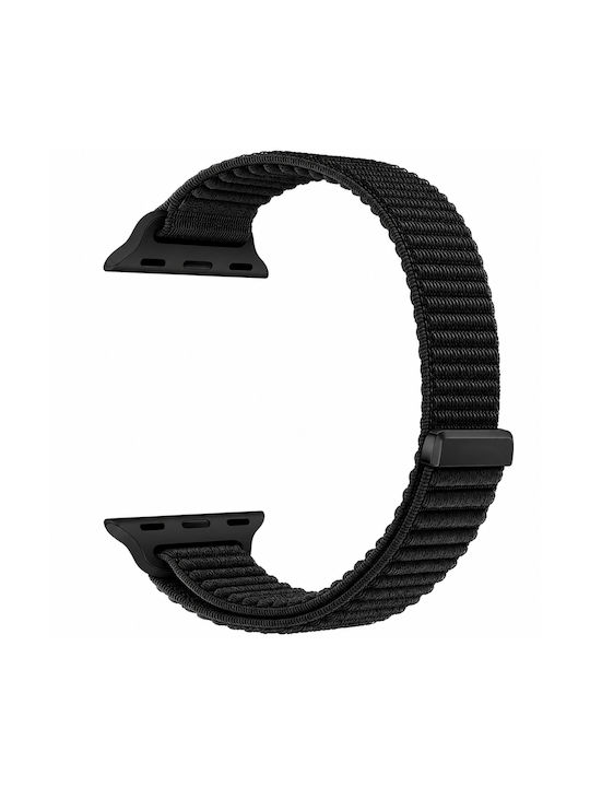 Hoco Λουράκι Υφασμάτινο Μαύρο (Apple Watch Series 1/2/3/4/5/6/7/8/9/se/se2)