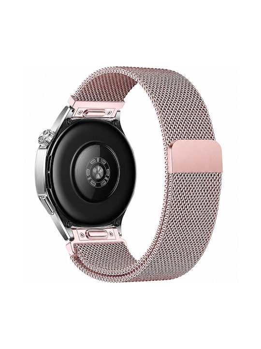 Hoco Stainless Steel Pink Strap (Samsung Huawei Xiaomi Vivo Oppo)