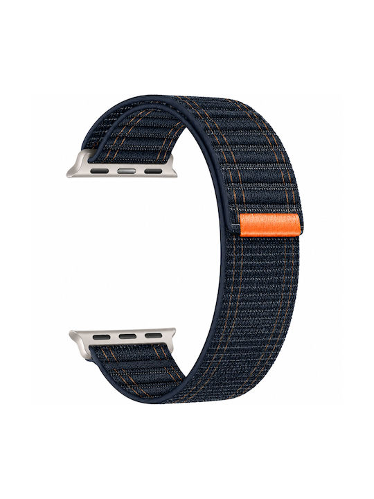 Hoco Λουράκι Υφασμάτινο Navy Μπλε (Apple Watch Series 1/2/3/4/5/6/7/8/9/se/ultra1/ultra2)