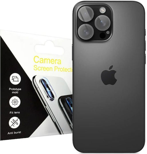 Blue Star Протектор за камера Закалено стъкло Прозрачен за iPhone 15 Pro / 15 Pro Max
