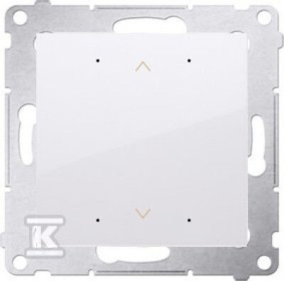Kontakt-Simon Recessed Wall Switch without Frame White