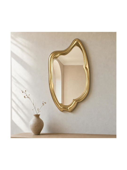 Next Wandspiegel Asymmetrischer mit Gold Kunsts...