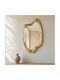 Next Wandspiegel Asymmetrischer mit Gold Kunststoff Rahmen 100x60cm