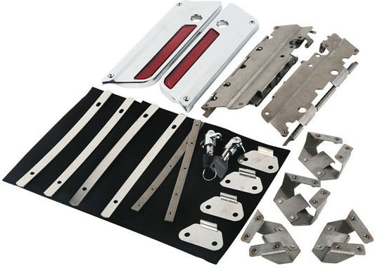 Seitliche Halterungen Harley Davidson Touring 96-13 Saddlebag Lid Latches Hardware