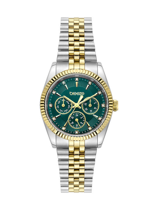 Breeze Women's Battery Watch with Silver Steel ...