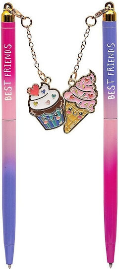 Moses Ice Cream Bff Friends Forever Στυλό Ballpoint 2τμχ