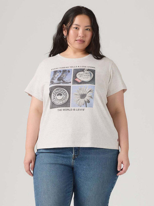 Levi's Das Perfekte T-Shirt Damen Heather Grau