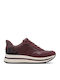 Damen Sneakers Burgundische