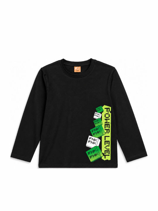 Kids Top Long-sleeved Black