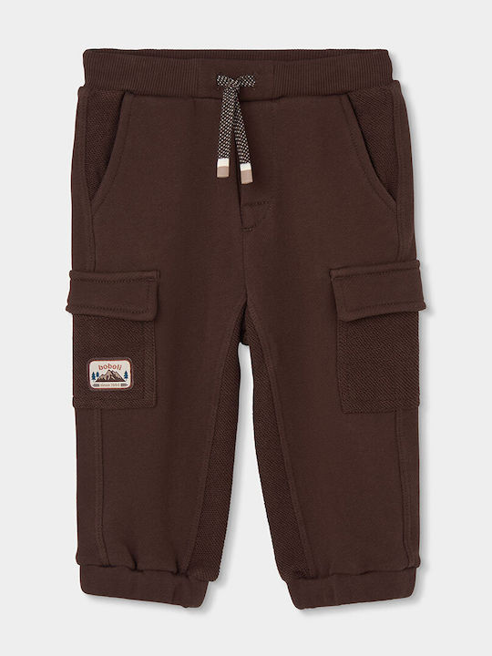 Boboli Kids Sweatpants Brown
