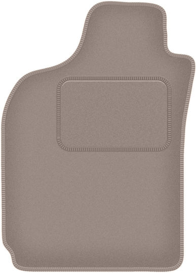 Velour Fahrerfußmatten Fiat Palio Weekend Station Wagon 1996-2004 Beigefarbene