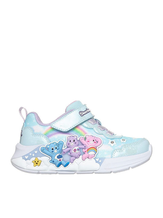 Skechers Lil Kinder Sneaker mit Lichtern Hellblau