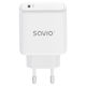 Savio Зарядно устройство Без Кабел с USB-C Порт 20W Power Delivery Бял (LA-14)