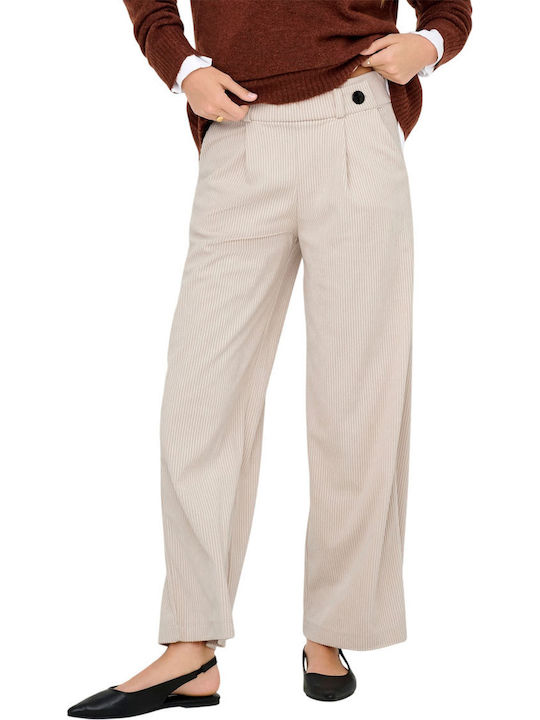 Women's Fabric Trousers Pumice Stone Beige