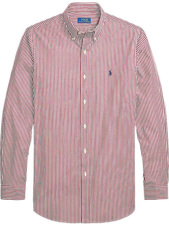 Ralph Lauren Langärmeliges Herrenhemd Rot