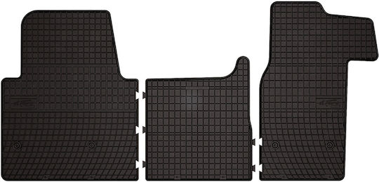 Rubber Car Mats Opel Movano B Van 2010-2022 Black Fitted