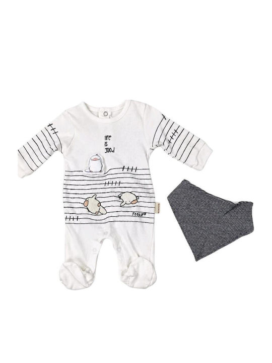 Pookie Baby-Strampler Ecru