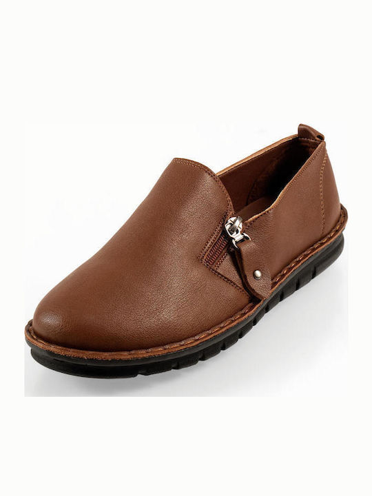 The Shoemart Дамски Мокасини в Кафяв Цвят