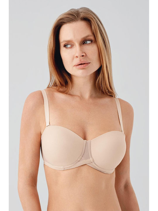 Beige Athletic Bra