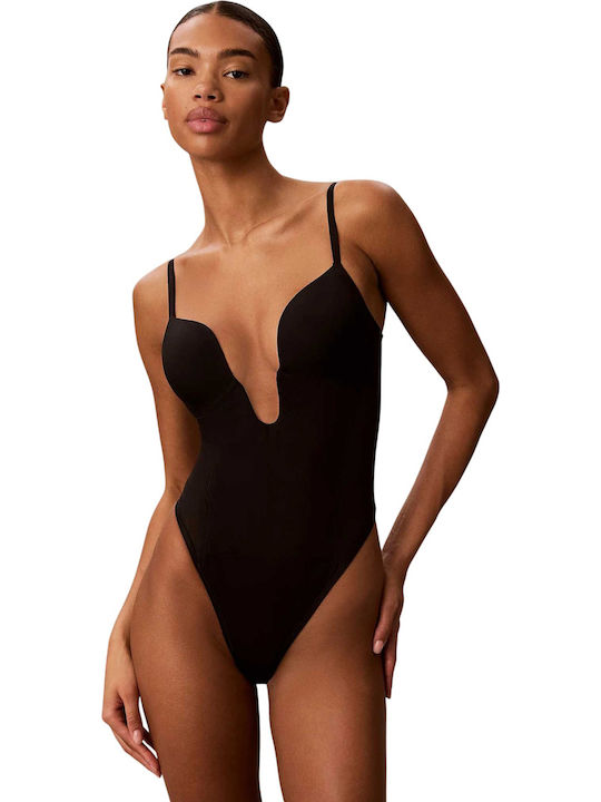 Calvin Klein W 050-0048233 Bodysuit Underwear Lv00qf8864-ub1 Black
