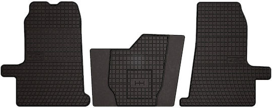 Rubber Car Mats Ford Transit V Van 2000-2013 Black Fitted