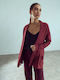 Celestino Cardigan Pentru Femei Cu Paiete Burgundy