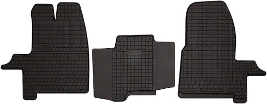Rubber Car Mats Ford Tourneo Custom I Van 2012-2023 Black Fitted