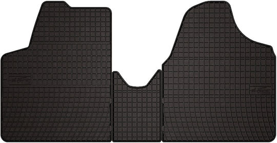 Rubber Car Mats Toyota Proace I Van 1st Row 2013-2016 Black Fitted