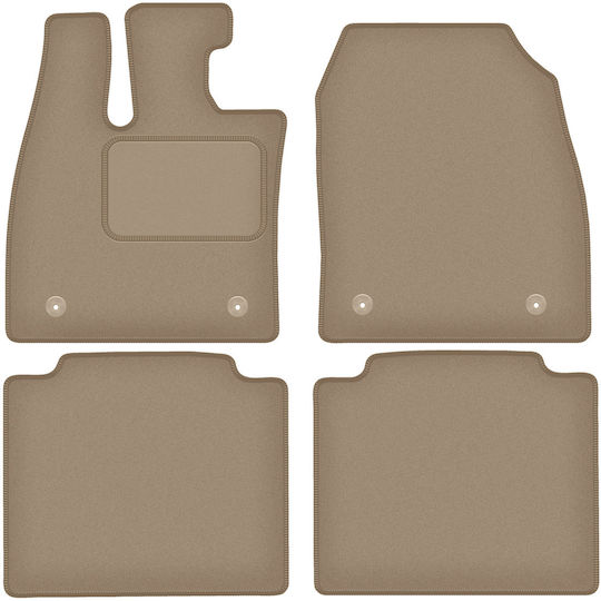 Velour Car Mats Lexus Rz Crossover 2022 Beige