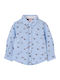 Kids Shirt Long-sleeved Light Blue