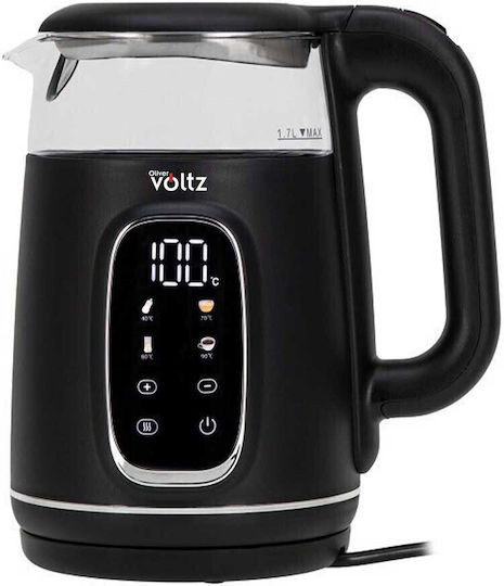 Voltz Електрическа Кана 1.7л 2200W Черна