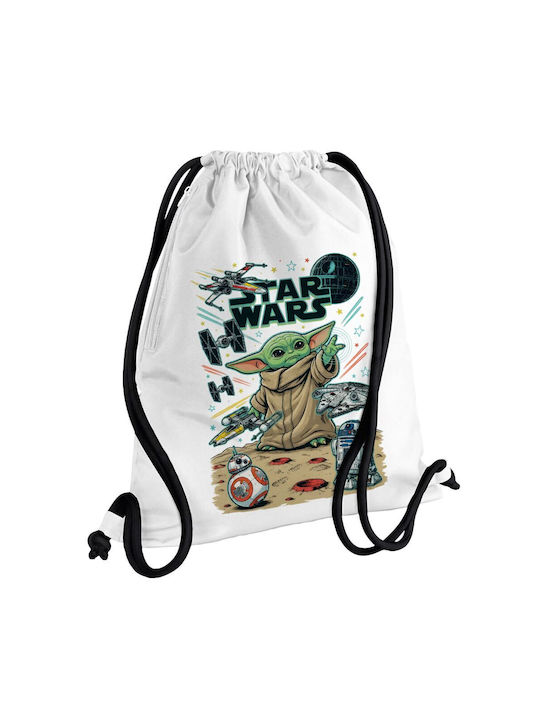 Koupakoupa Grogu KP_34948_gymbag-bb-бяла Спортн...