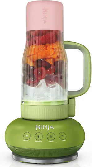 Ninja Blendboss Μπλέντερ με Πλαστική Κανάτα 710 ml 1100W Watermelon Bubblegum