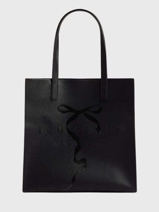 Große Icon Damenhandtasche Schwarz