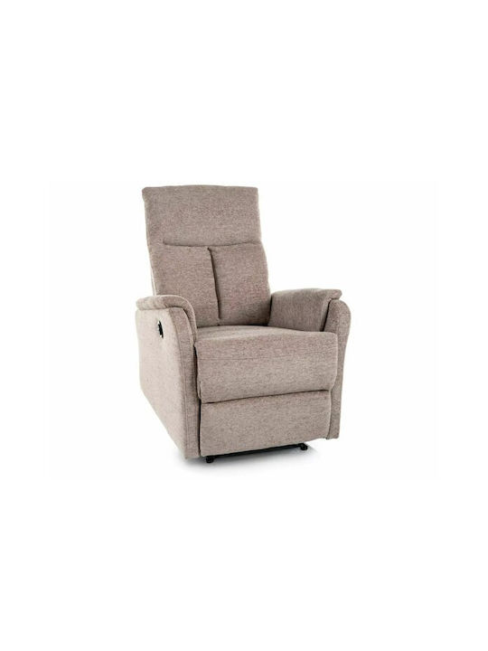 Detroit 1040 Relax Armchair Swivel Beige 92x103...
