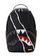 Sprayground School Backpack Junior High-High School Center Rip Revealing Gray Check