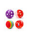 Set 4 Multicolor Cat Balls Bell