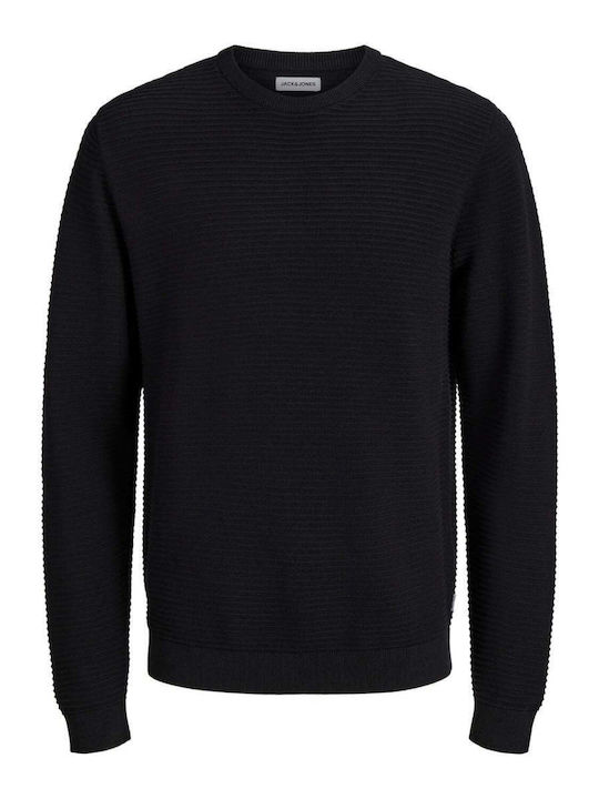 Jack & Jones Πουλόβερ Μακρυμάνικο Black
