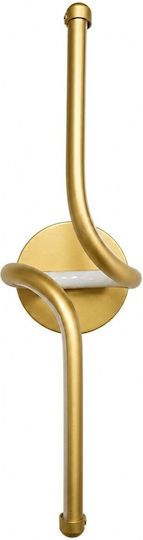 VenCore Modern Wall Lamp with Integrated LED and Adjustable White Light Gold 11x14cm