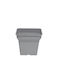 Micplast Daiquiri Plastic Flower Pot Light Grey 20x20x17cm