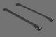 Complete Car Roof Rack Supports + Beams F-kit 106-106 Cm Black