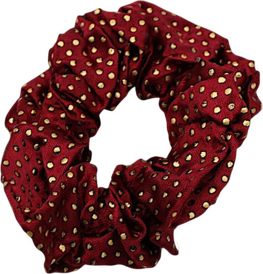 Scrunchie Σούρα Scrunchie Burgundisch
