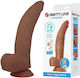 Pretty Love Ρεαλιστικό Dildo με Βεντούζα Καφέ