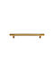 Viometale Furniture Handle Made of Matte Metallic Floor with Hole Centers 128mm 05.89-128.57