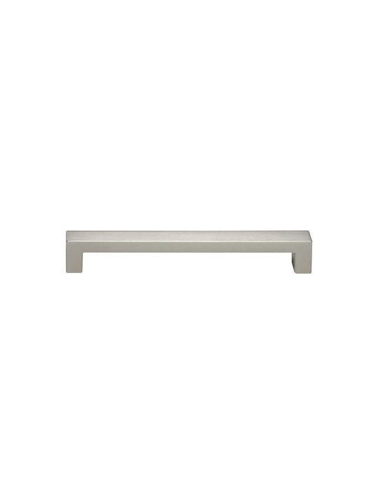 Viometale 05.69 Möbelgriff aus Metall Nickel Matt mit Lochabstände 160mm 05.69-160.59