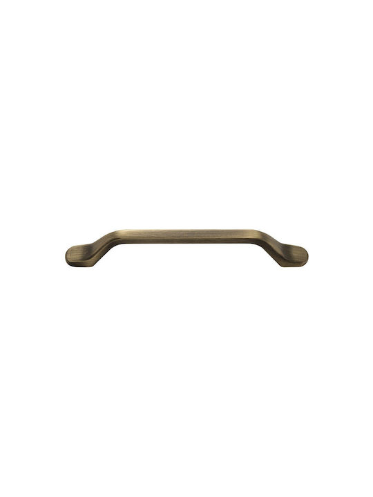 Viometale Möbelgriff aus Bronze Metallisch mit Lochabstände 128mm 05.85-128.T8