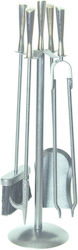 Metallotechniki Kaminwerkzeug-Set mit Ständer-Halter-Set Metallotechniki Kaminwerkzeug-Set mit Ständer-Halter-Set