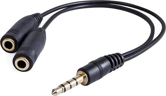 Neutralle 4-Pin Konverter 3.5mm männlich zu 3.5mm weiblich