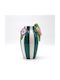 Eurolamp Eurolamp Dekorative Keramikvase Mehrfarbig 15x13.8xH26cm